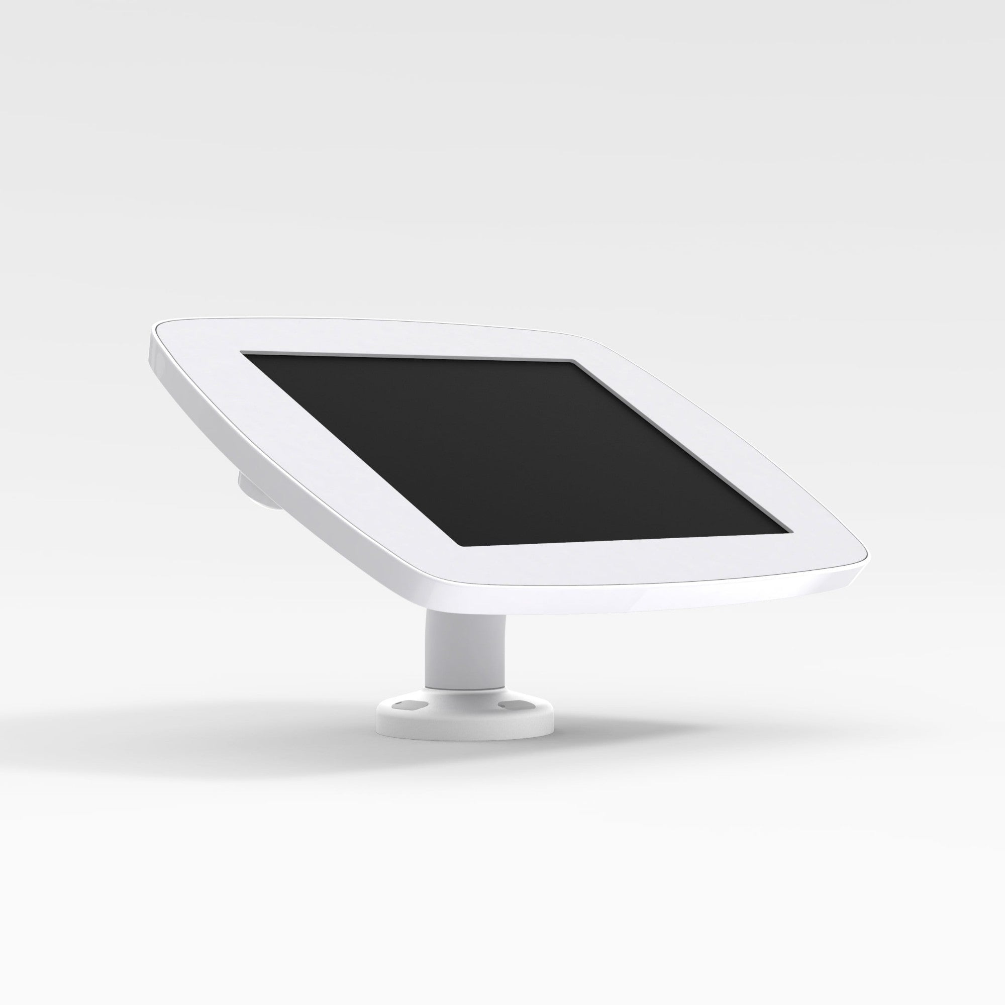 Bouncepad Swivel Desk | Samsung Galaxy Tab S2 9.7 (2015) | White | Covered Front Camera and Home Button |