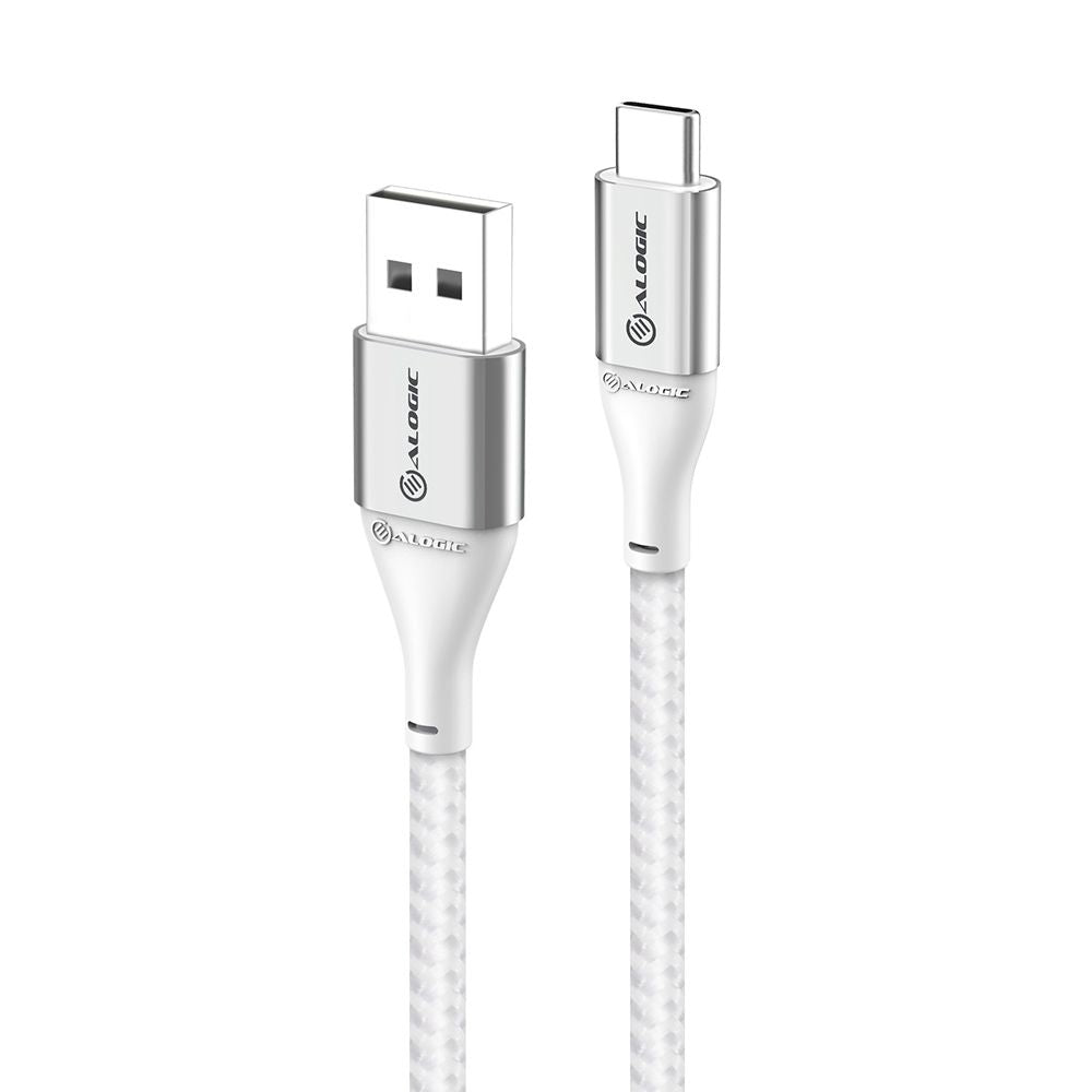 ALOGIC Super Ultra USB 2.0 USB-C to USB-A Cable - 3A/480Mbps - Silver - 1.5m