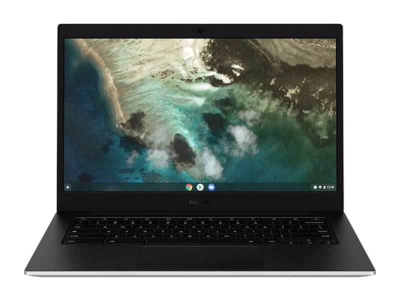 Samsung Chromebook Galaxy Go N4500 35.6 cm (14") HD Intel® Celeron® 4 GB LPDDR4x-SDRAM 32 GB eMMC Wi-Fi 6 (802.11ax) ChromeOS Silver  - Computers - Samsung