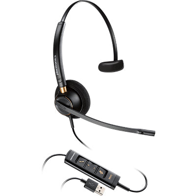 POLY EncorePro 515 Microsoft Teams Certified Monoaural with USB-A Headset  - AV & Photo - Poly