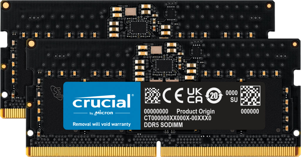 Crucial CT2K8G48C40S5 memory module 16 GB 2 x 8 GB DDR5 4800 MHz  - Computer Components - Crucial