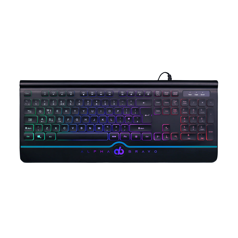 Veho Alpha Bravo GK1 USB Wired Gaming Keyboard – UK Layout  - Data Input Devices - Veho