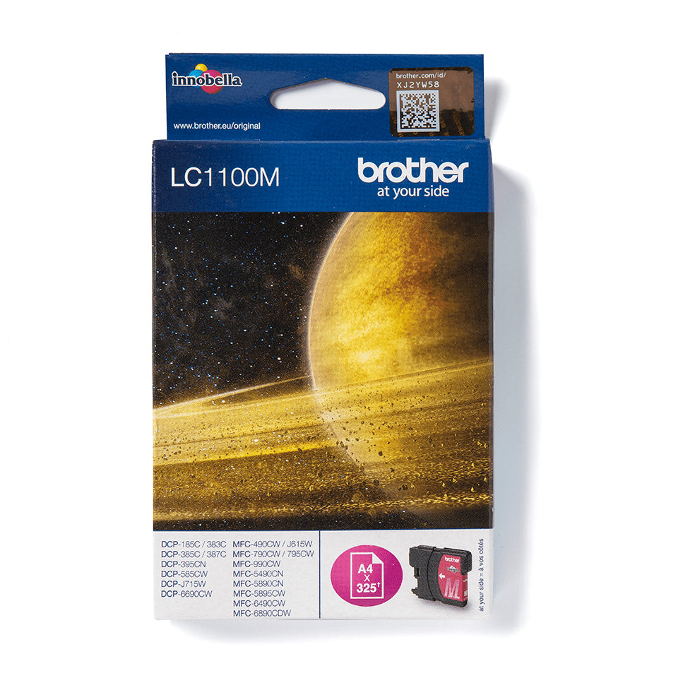 Brother LC-1100M Ink cartridge magenta, 325 pages ISO/IEC 24711 5.5ml for Brother DCP 185 C/MFC 6490 C