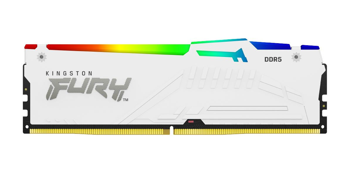 Kingston Technology FURY Beast 16GB 5600MT/s DDR5 CL36 DIMM White RGB EXPO