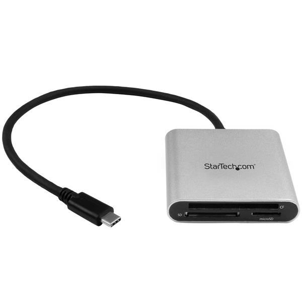 StarTech.com USB 3.0 Flash Memory Multi-Card Reader / Writer with USB-C - SD, microSD, CompactFlash  - Data Storage - StarTech.com