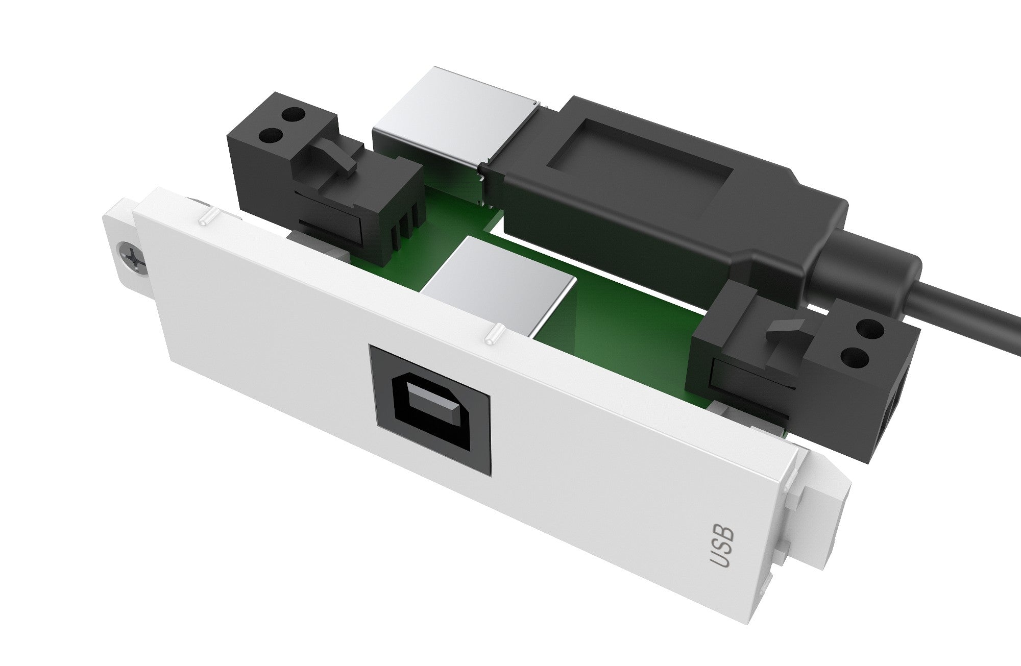 Vision TC3 USBB+ socket-outlet USB White  - Wiring Devices & Accessories - Vision