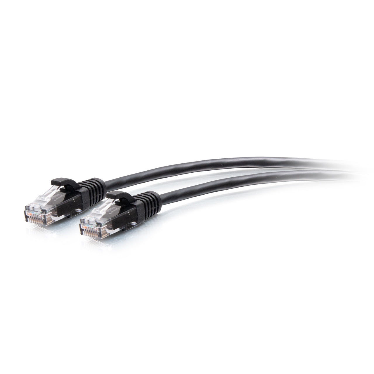 1.5m Cat6a Snagless Unshielded (UTP) Slim Ethernet Patch Cable - Black