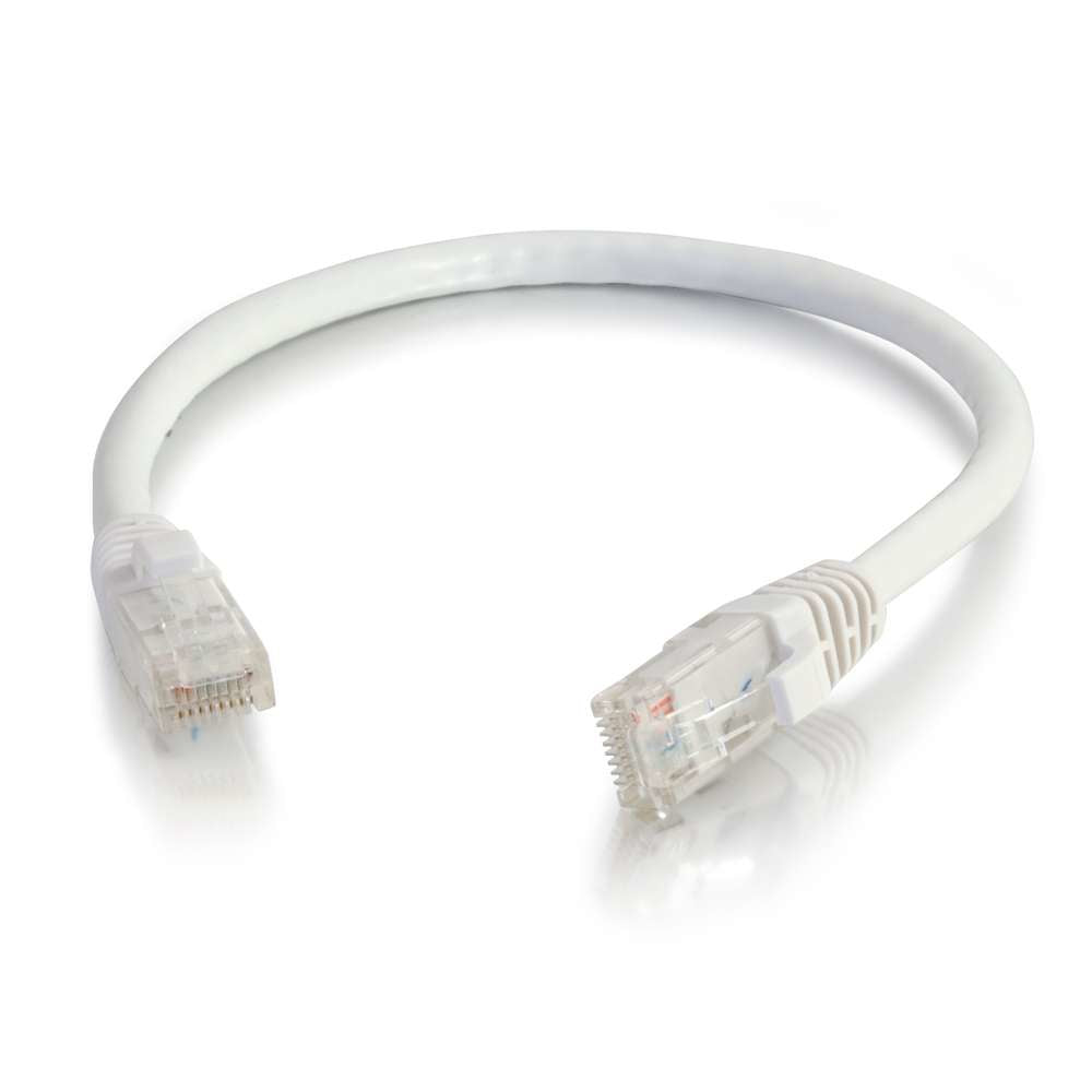 2m Cat6 Booted Unshielded (UTP) Network Patch Cable - White