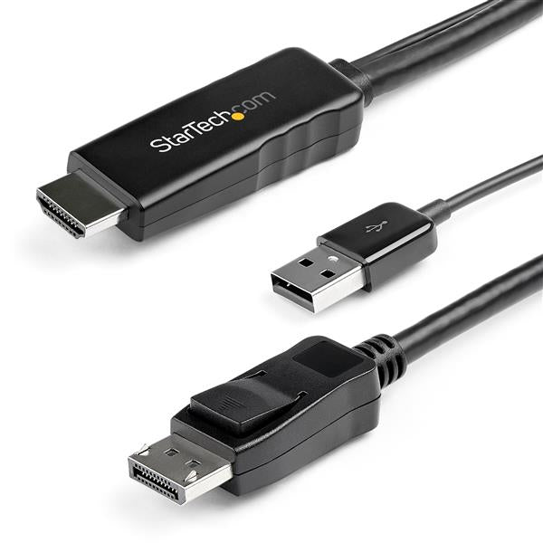 StarTech.com 3 m (9.8 ft.) HDMI to DisplayPort Cable - 4K 30Hz  - Computer Cables - StarTech.com