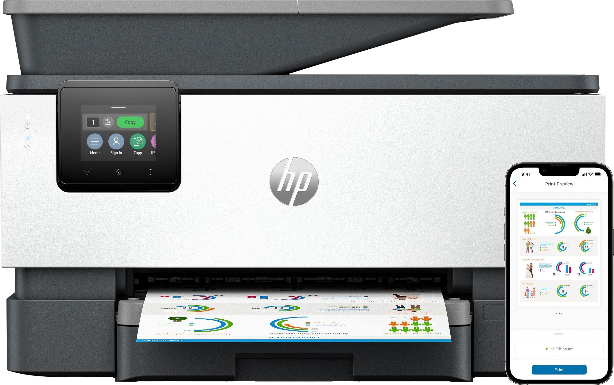 HP OfficeJet Pro 9125e All-in-One Printer