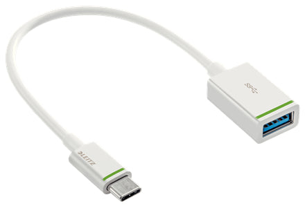 Kensington 63370001 USB cable 0.15 m USB 3.2 Gen 1 (3.1 Gen 1) USB A USB C White