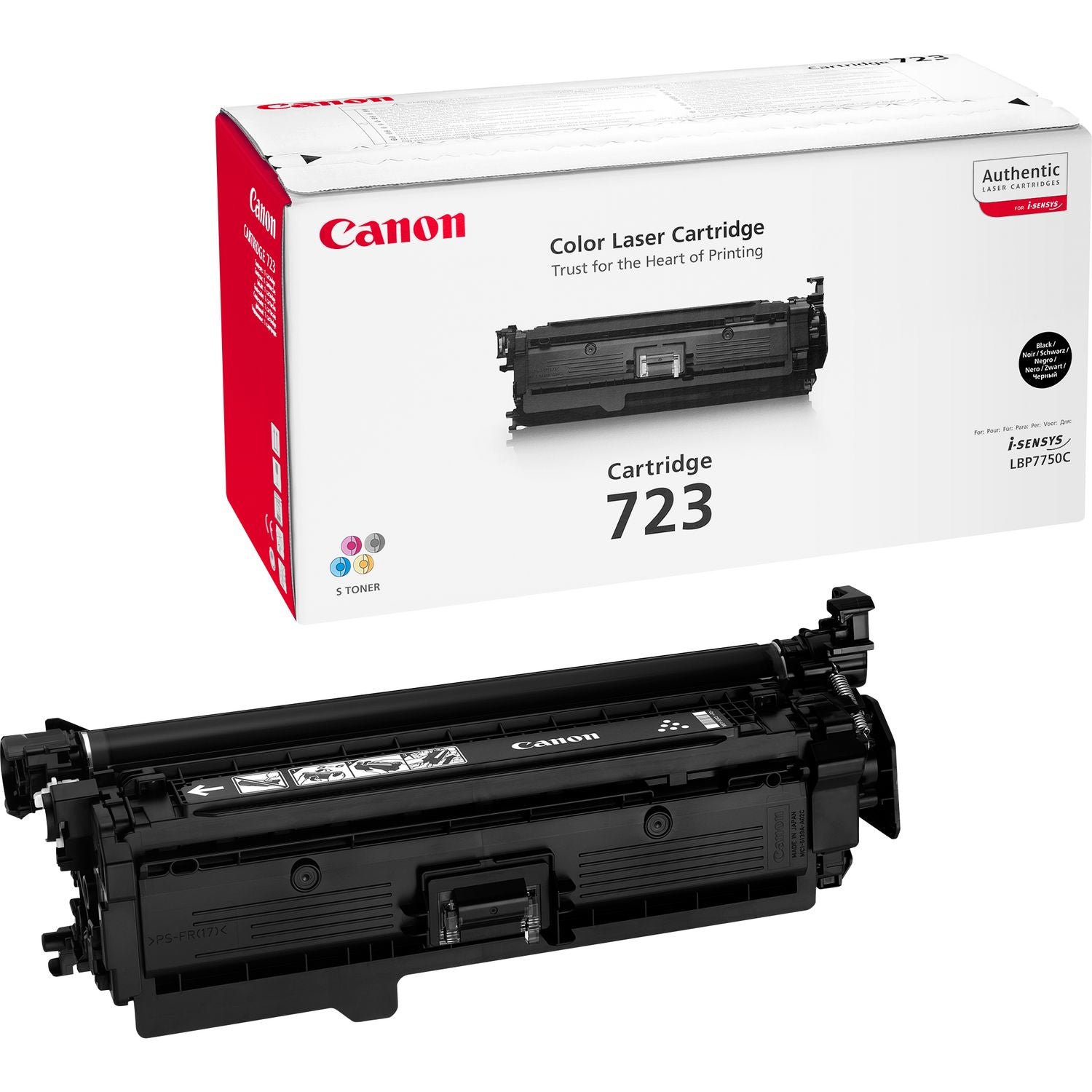 Canon 2644B002/723BK Toner cartridge black, 5K pages ISO/IEC 19798 for Canon LBP-7750
