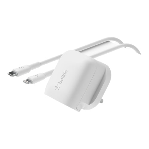 Belkin WCA006MY1MWH-B5 mobile device charger Universal White AC Fast charging Indoor  - Batteries & Power Supplies - Belkin