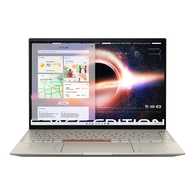 ASUS ZenBook 14X OLED UX5401ZAS-KN110W Laptop 35.6 cm (14") Touchscreen 2.8K Intel® Core™ i7 i7-12700H 16 GB LPDDR5-SDRAM 1 TB SSD Wi-Fi 6E (802.11ax) Windows 11 Home Titanium