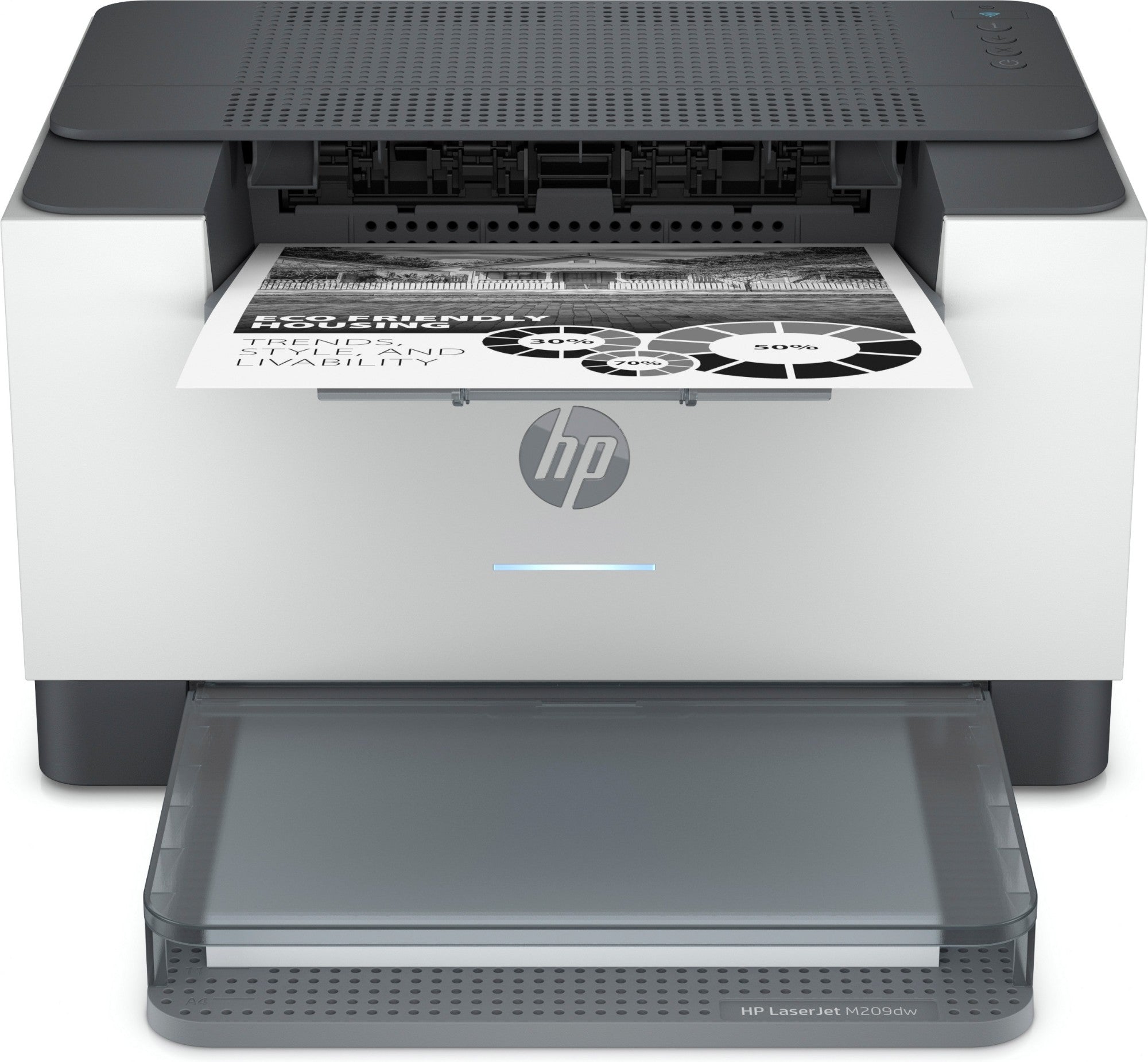 HP LaserJet M209dw Printer, Black and white, Printer for Home and home office, Print, Two-sided printing; Compact Size; Energy Efficient; Dualband Wi-Fi  - Printers & Scanners - HP