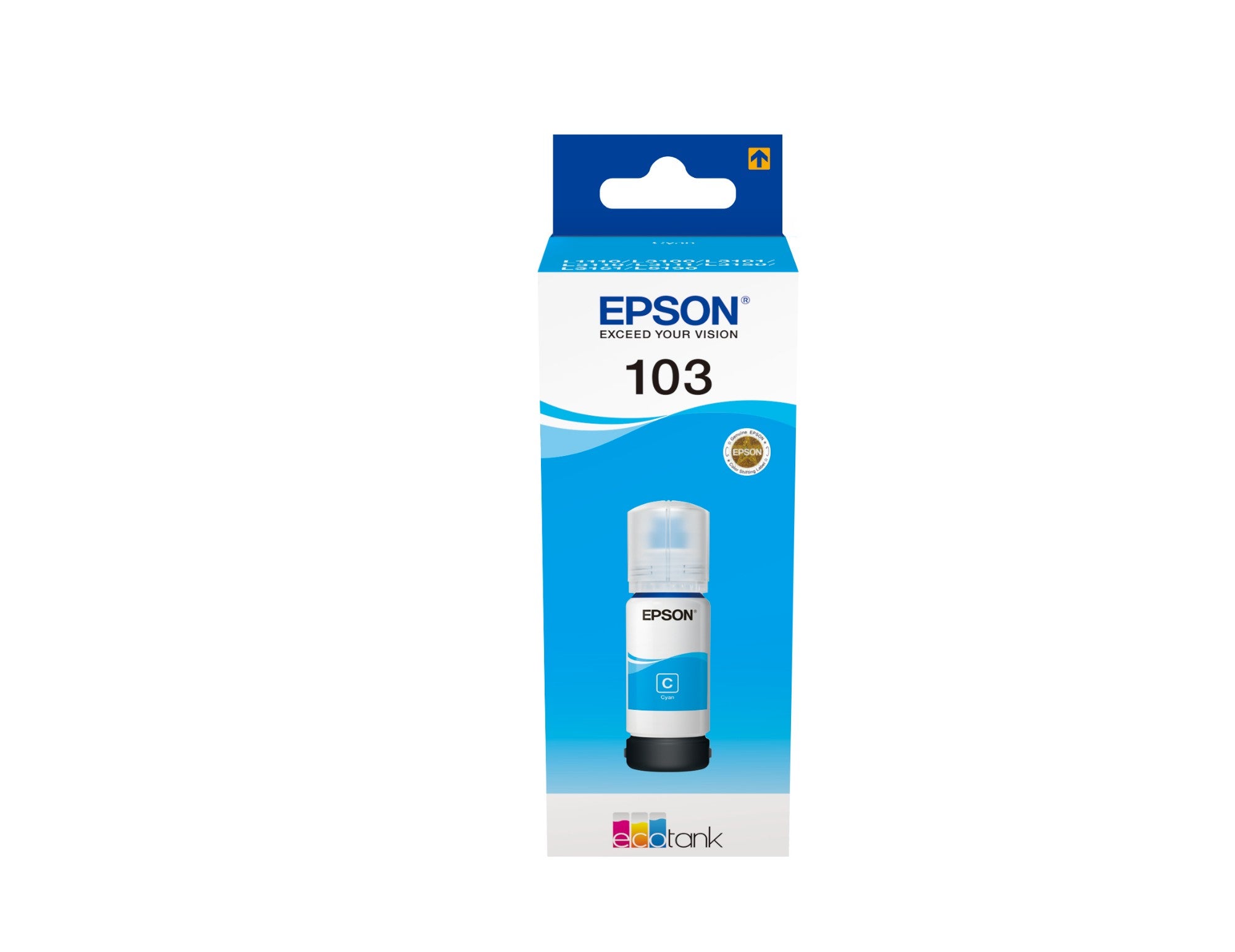 Epson C13T00S24A/103 Ink bottle cyan, 4.5K pages 70ml for Epson L 1110