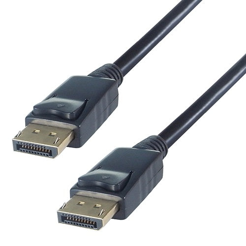 1m V1.2 4K DisplayPort Connector Cable - Male to Male Gold Lockable Connectors
