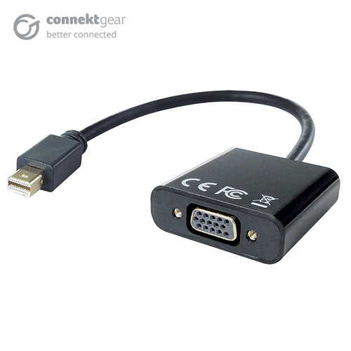 Mini DisplayPort to VGA Active Adapter - Male to Female (Mini DP Source)