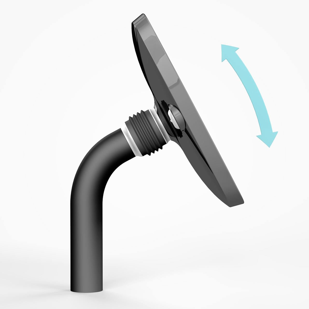 Bouncepad Tilt Adaptor | Black | Adds screen angle adjustment to our Tablet Kiosks