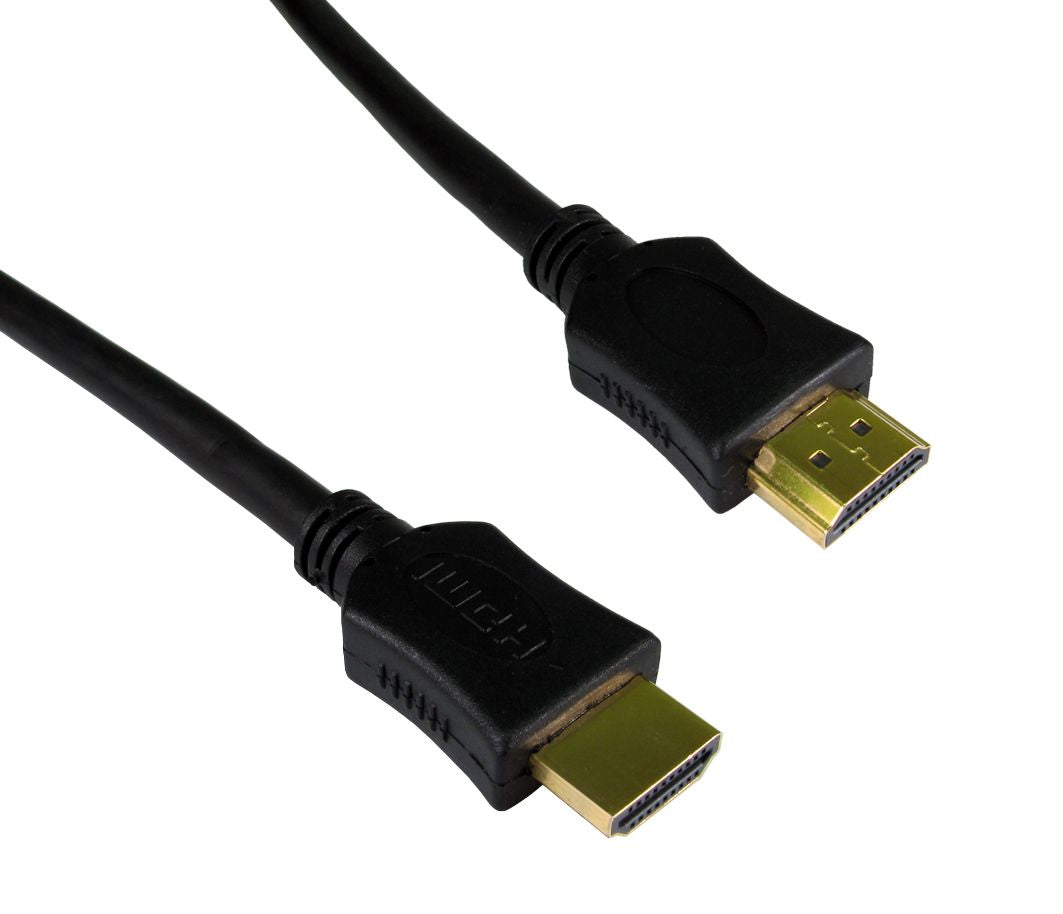 Cables Direct 0.5m HDMI, M - M HDMI cable HDMI Type A (Standard) Black