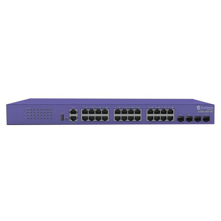 Extreme networks ExtremeSwitching X435 Managed Gigabit Ethernet (10/100/1000) Power over Ethernet (PoE) Violet  - Networking - EXTREME NETWORKS