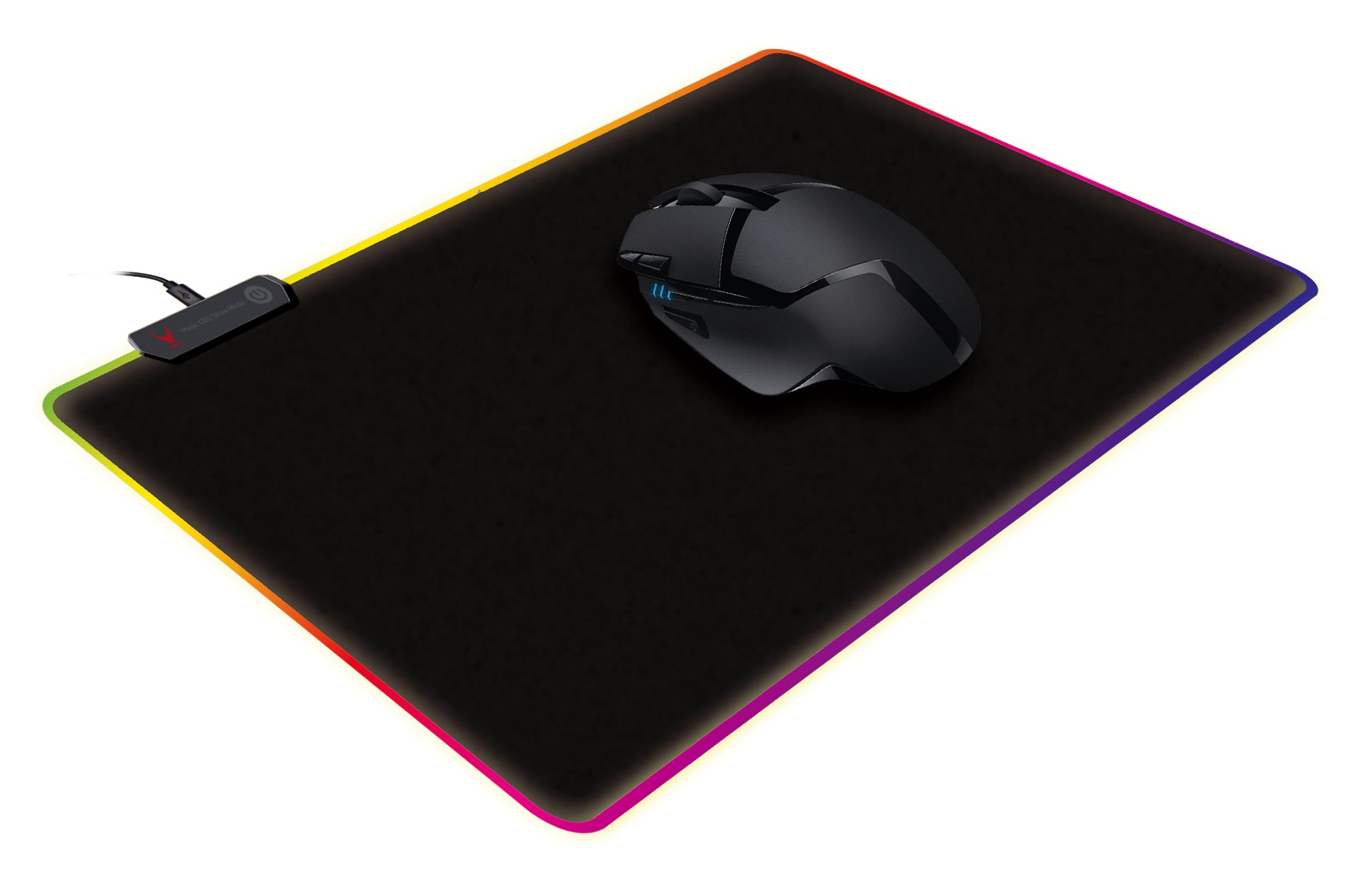 Pro Gaming Mouse Pad with LED Edge Lighting