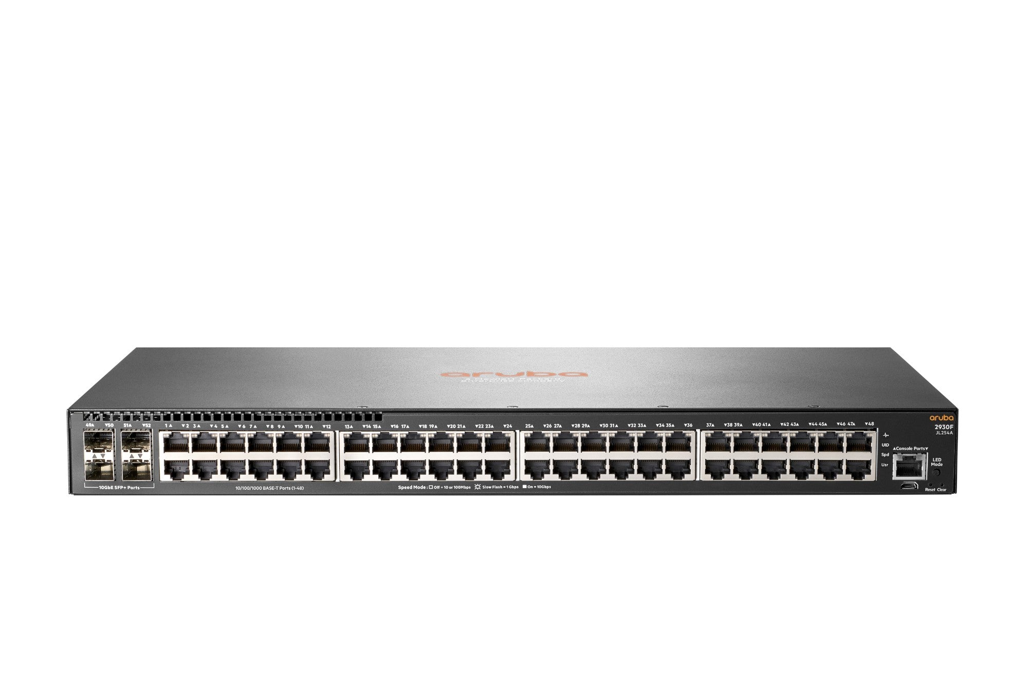 HPE Aruba Networking Aruba 2930F 48G 4SFP+ Managed L3 Gigabit Ethernet (10/100/1000) 1U  - Networking - HPE