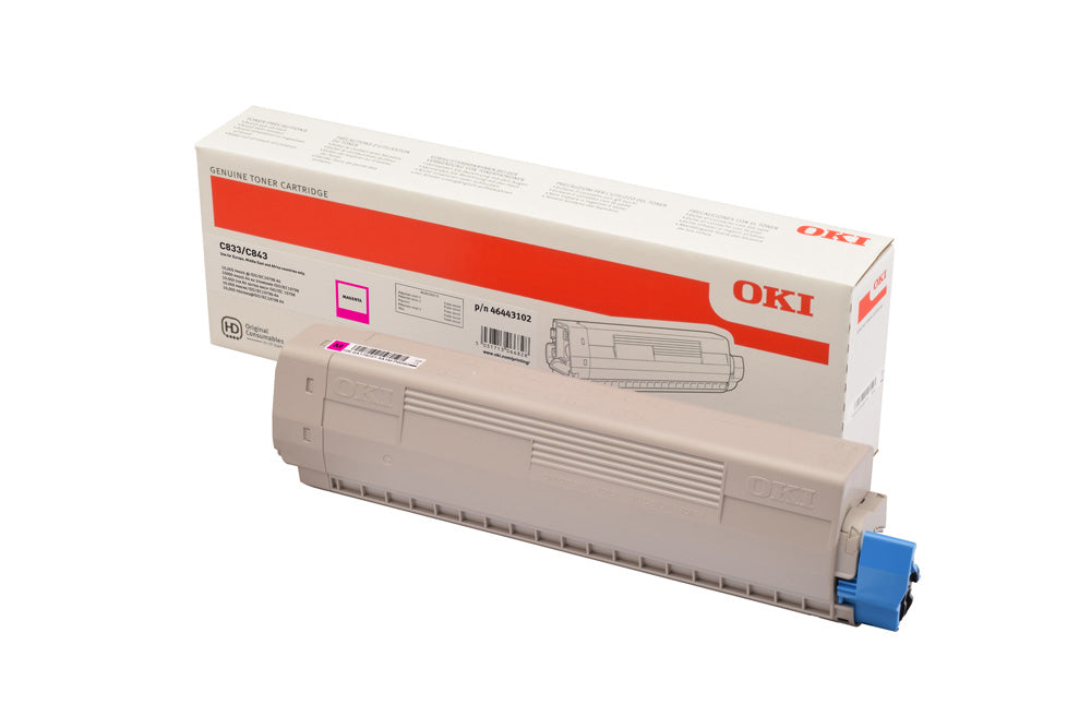 OKI 46443102 Toner-kit magenta, 10K pages ISO/IEC 19798 for OKI C 833