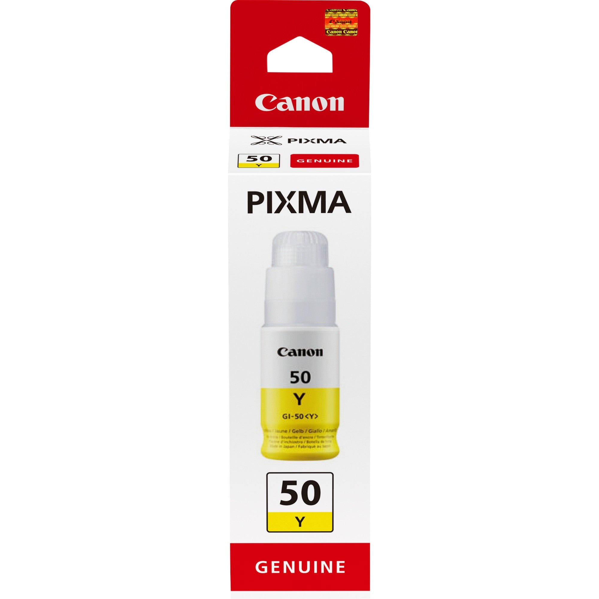 Canon 3405C001/GI-50Y Ink bottle yellow, 7.7K pages ISO/IEC 19752 70ml for Canon Pixma G 5050