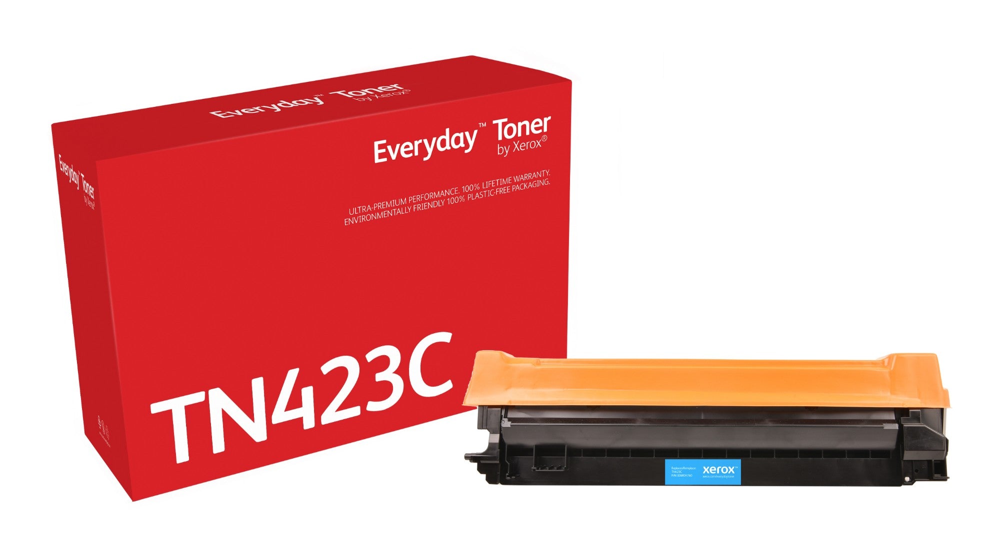 Everyday™ Cyan Toner by Xerox compatible with Brother TN-423C