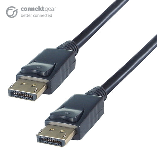 5m V1.2 4K DisplayPort Connector Cable - Male to Male Gold Lockable Connectors