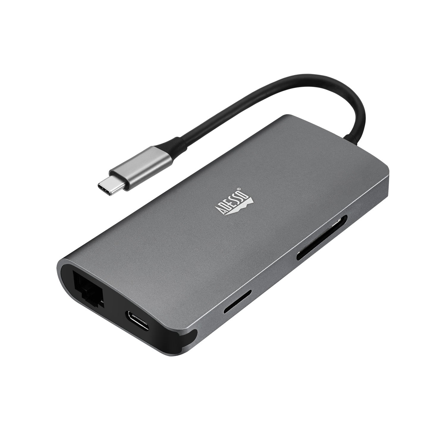 Adesso AUH-4030 notebook dock/port replicator USB 3.2 Gen 1 (3.1 Gen 1) Type-C Grey
