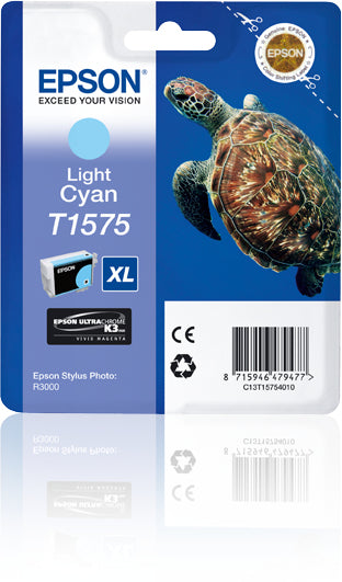 Epson C13T15754010/T1575 Ink cartridge light cyan 25.9ml for Epson Stylus Photo R 3000