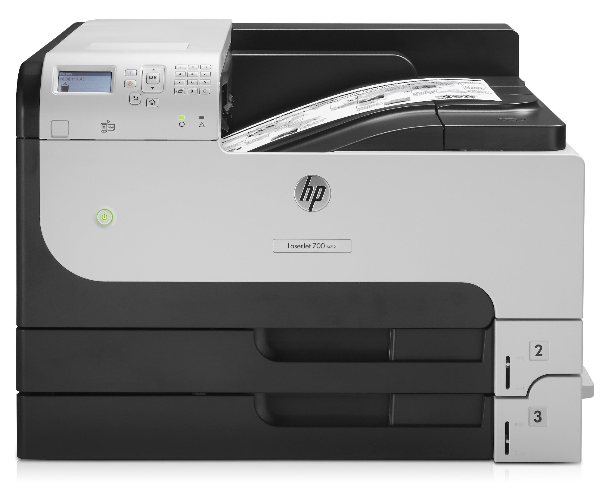 HP LaserJet Enterprise 700 Printer M712dn, Black and white, Printer for Business, Print, Front-facing USB printing; Two-sided printing  - Printers & Scanners - HP