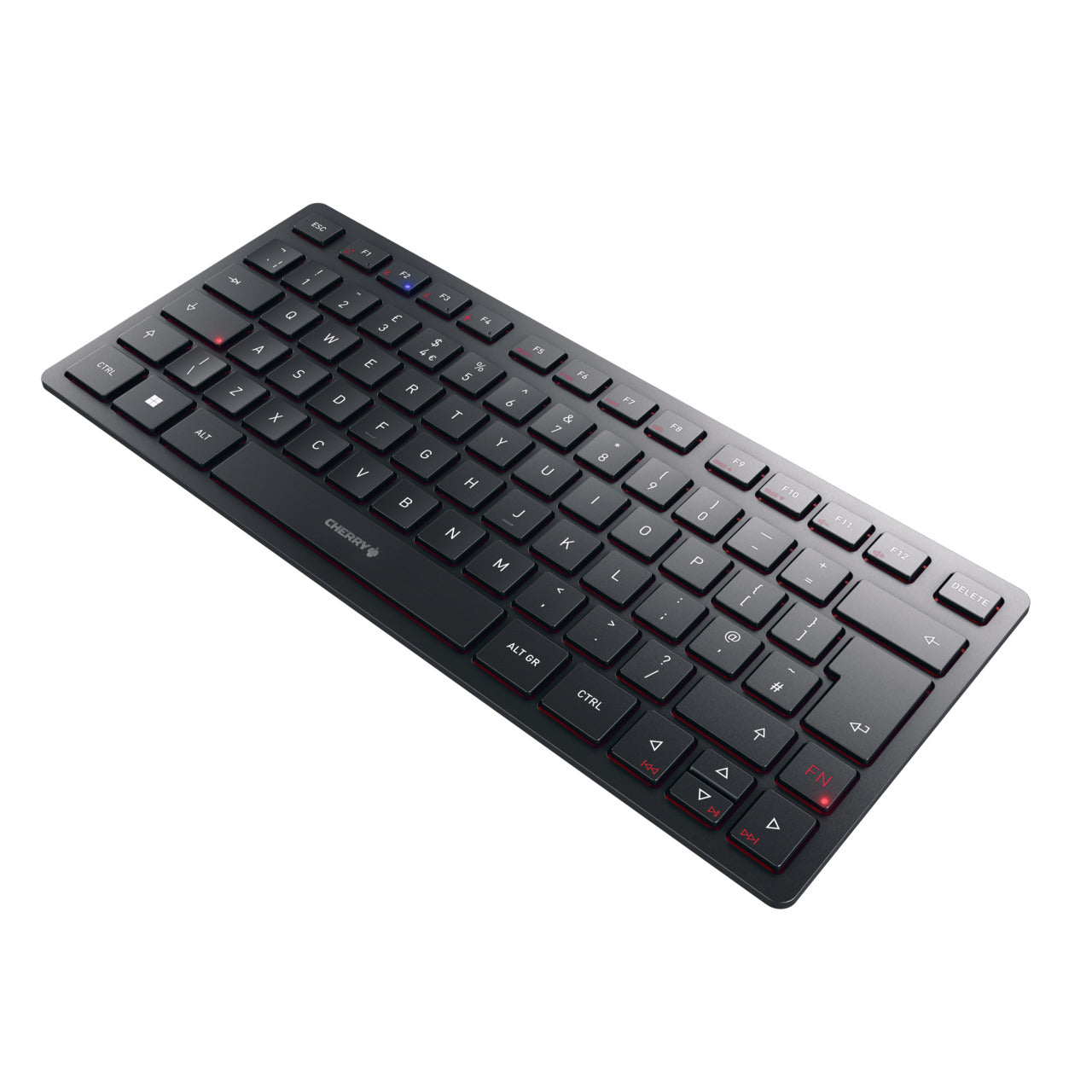 CHERRY KW 9200 MINI keyboard Universal USB + RF Wireless + Bluetooth QWERTY UK English Black  -  - 