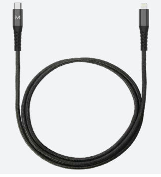 Mobilis 001343 lightning cable 1 m Black