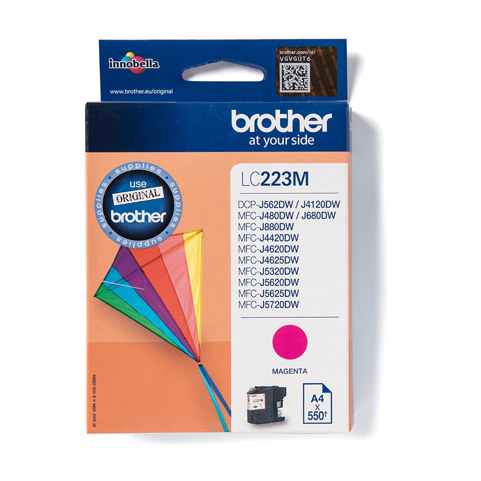 Brother LC-223M Ink cartridge magenta, 550 pages ISO/IEC 24711 5.9ml for Brother DCP-J 562/MFC-J 4420/MFC-J 5320
