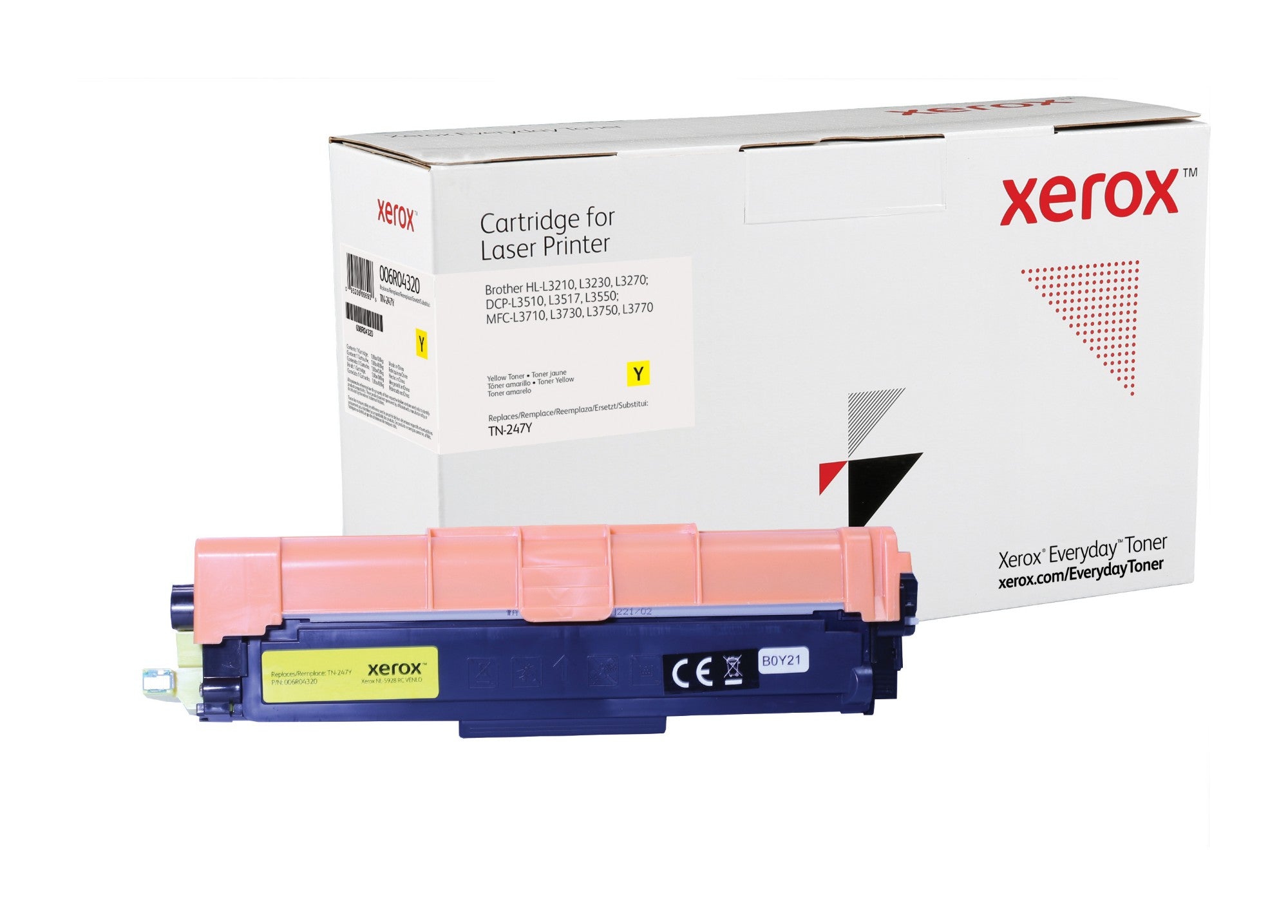 Xerox 006R04320 Toner-kit yellow, 2.3K pages (replaces Brother TN247Y) for Brother HL-L 3210