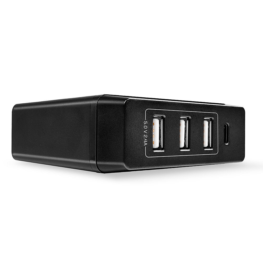 Lindy 4 Port USB Type C and A Smart Charger with Power Delivery, 72W  - Batteries & Power Supplies - Lindy