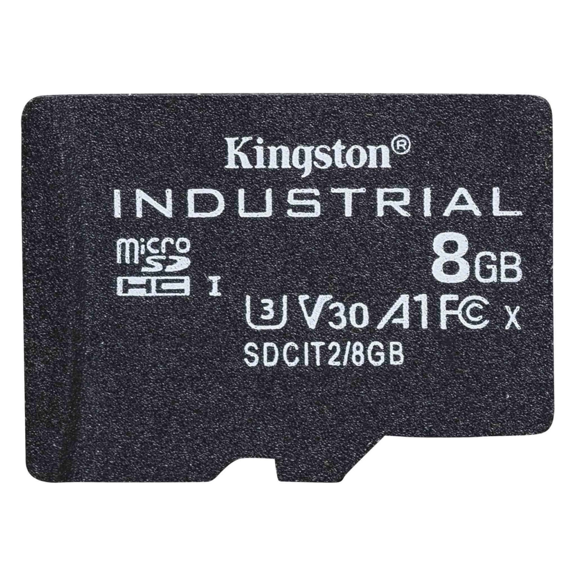 Kingston Technology Industrial 8 GB MicroSDHC UHS-I Class 10  -  - 