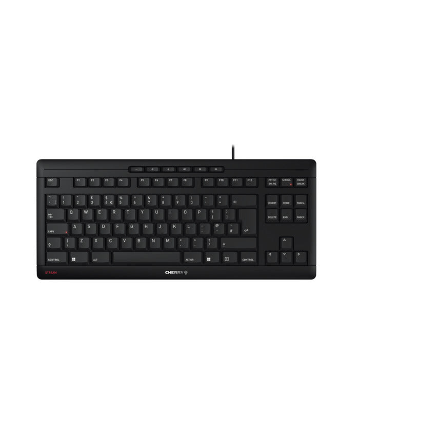 CHERRY STREAM TKL keyboard Universal USB QWERTY UK English Black  - Data Input Devices - CHERRY