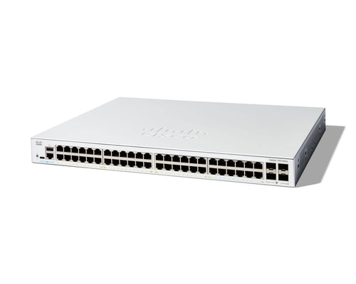 Cisco Catalyst 1200-48T-4G Smart Switch, 48 Port GE, 4x1GE SFP, Limited Lifetime Protection (C1200-48T-4G)  - Networking - Cisco