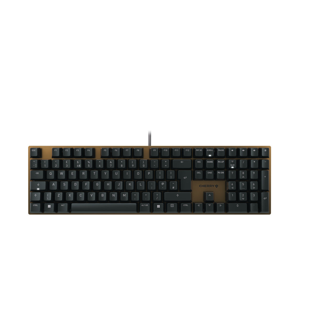 CHERRY KC 200 MX keyboard Universal USB QWERTY English Black, Bronze  - Data Input Devices - CHERRY