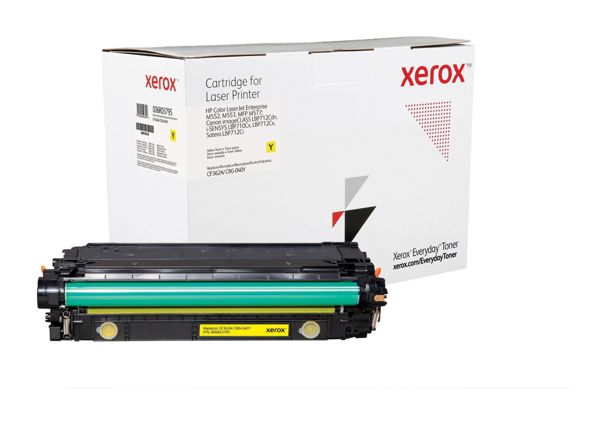 Xerox 006R03795 Toner cartridge yellow, 5K pages (replaces Canon 040Y HP 508A/CF362A) for Canon LBP-710/HP CLJ M 552