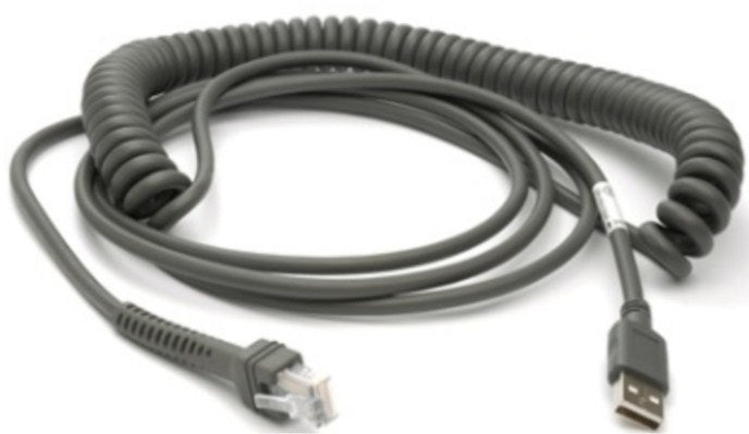 Zebra CBA-U09-C15ZAR USB cable 4.57 m USB A Grey  - Computer Cables - Zebra