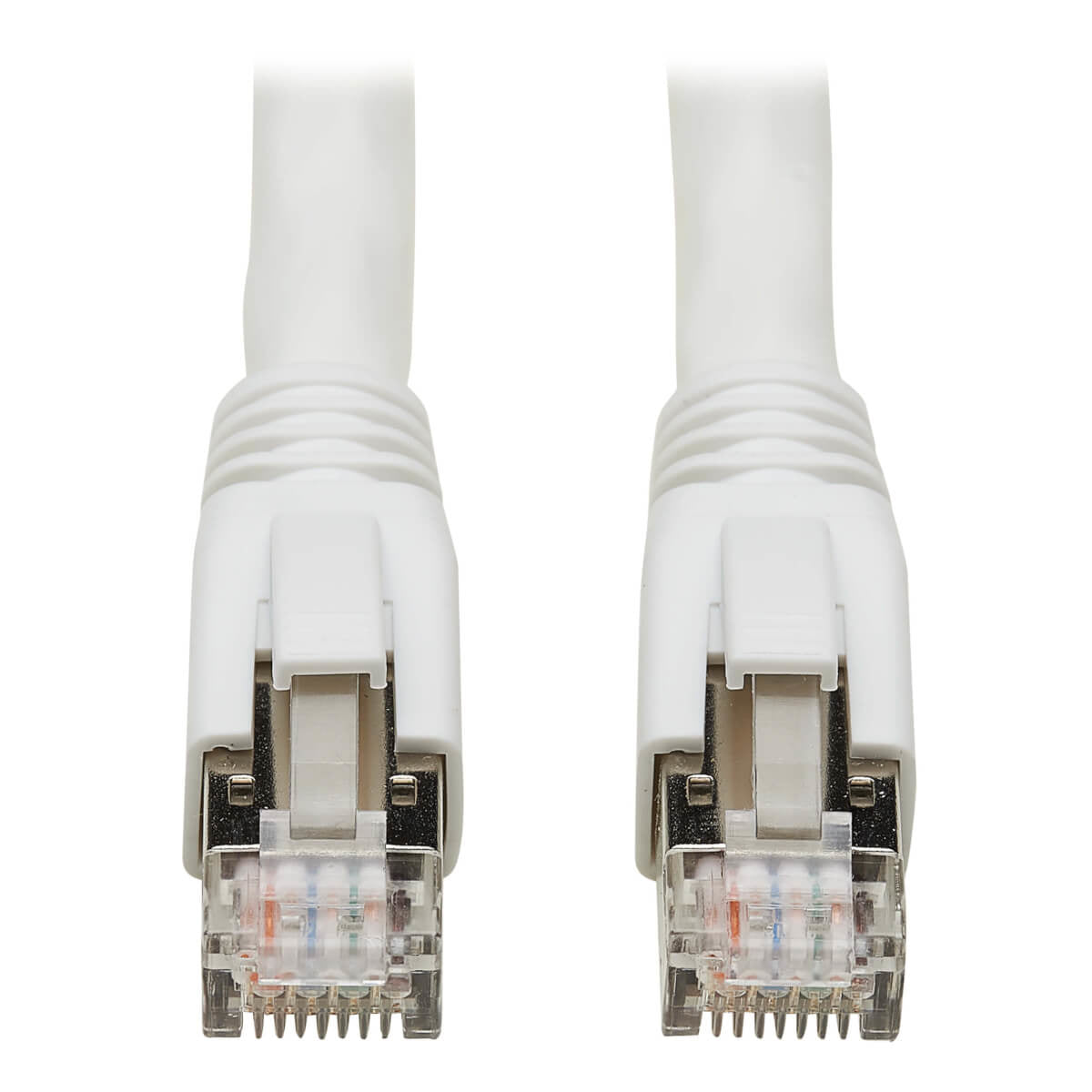 Tripp Lite N272-006-WH Cat8 25G/40G Certified Snagless Shielded S/FTP Ethernet Cable (RJ45 M/M), PoE, White, 6 ft. (1.83 m)