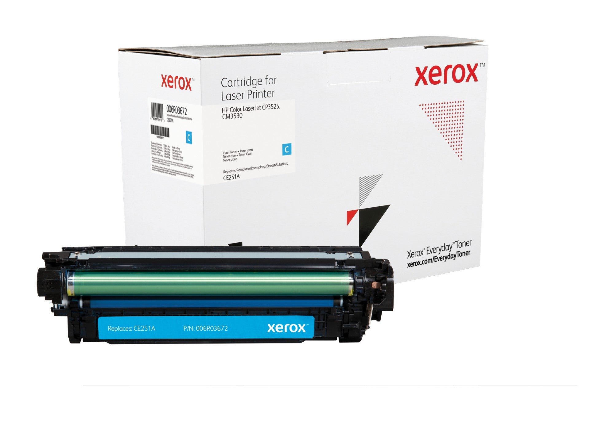 Xerox 006R03672 Toner cartridge cyan, 7K pages (replaces HP 504A/CE251A) for HP CLJ CP 3525