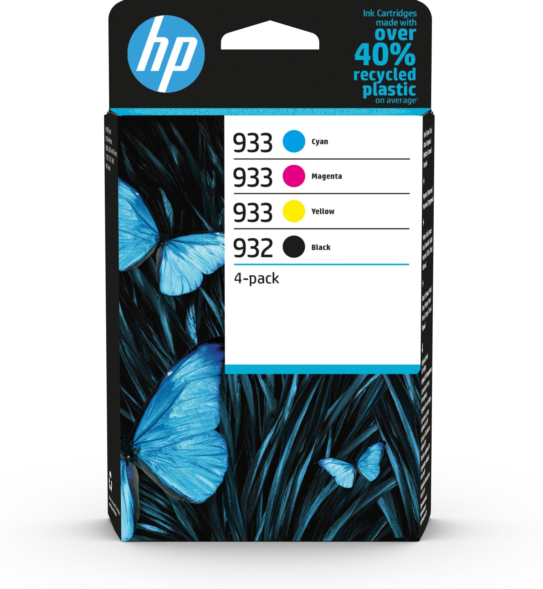 HP 6ZC71AE/932/933 Ink cartridge multi pack Bk,C,M,Y 8,5ml + 3x4ml Pack=4 for HP OfficeJet 6100/7510/7610