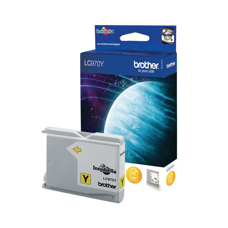 Brother LC-970Y Ink cartridge yellow, 300 pages 10ml for Brother DCP 135 C
