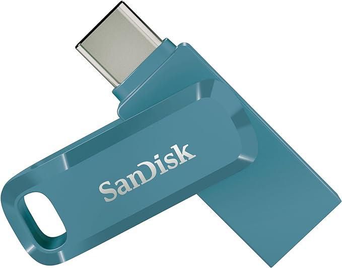 SanDisk Ultra Dual Drive Go USB 256GB USB flash drive USB Type-A / USB Type-C 3.2 Gen 1 (3.1 Gen 1) Blue  - Data Storage - Sandisk